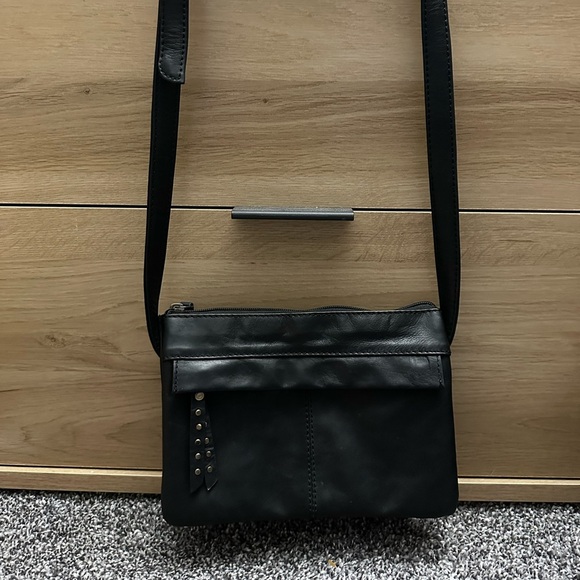 Sorpresa Handbags - Genuine Leather Bronze Studded Crossbody Bag​